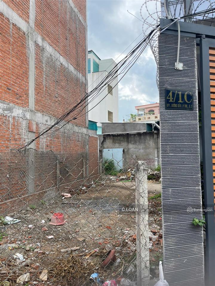 Bán đất nền đường số 6, phường thạnh mỹ lợi, quận 2. giá bán 7,3 tỷ, dt 87m2 (5x16), sổ đỏ.