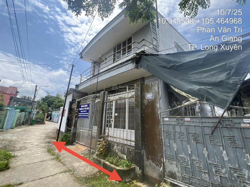 Bán gấp nhà riêng trần hưng đạo, mỹ thới, long xuyên, an giang, 1,425 tỷ, 98,4m2