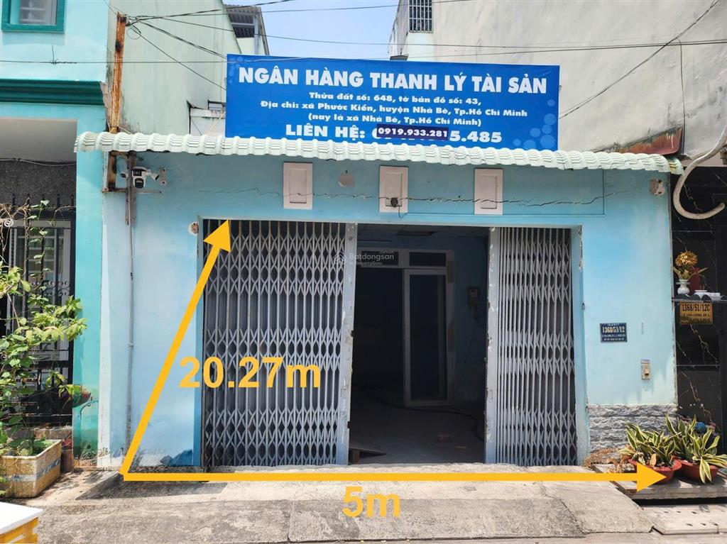 Ngân hàng thanh lý nhà 2 mặt tiền