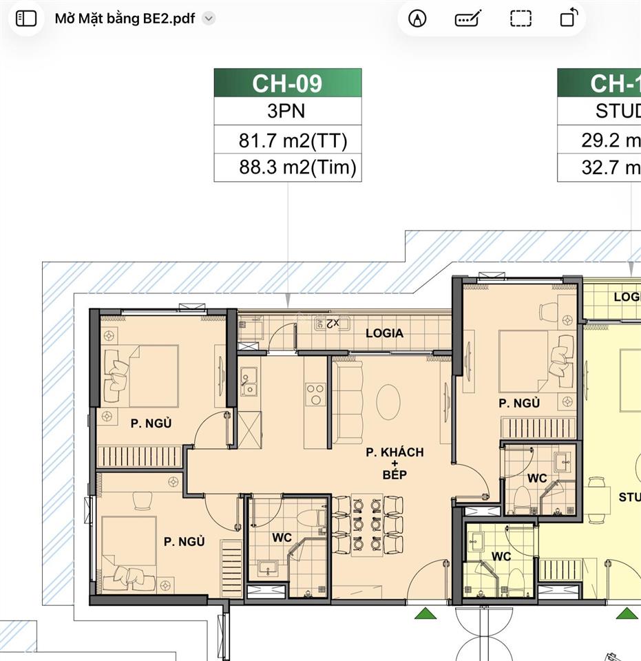 Căn góc 3pn, dt 82m2, giá 5.4x tỷ, view sông, the beverly vinhomes ocean park  /zl 0822 687 ***