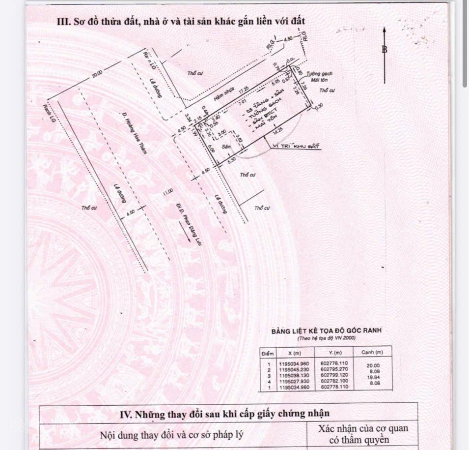 Bán nhà góc 2 mt 10d hoàng hoa thám p.7 bình thạnh dt 8x20m, 3 lầu, hđt 150tr/th giá 51 tỷ (tl)