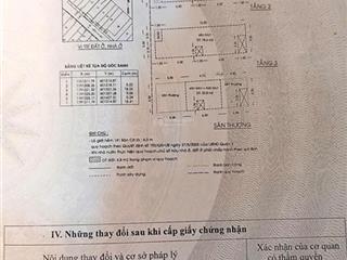 Chính chủ cần bán nhà hxh bàn cờ q3 dtcn 89m2 giá 25 tỷ