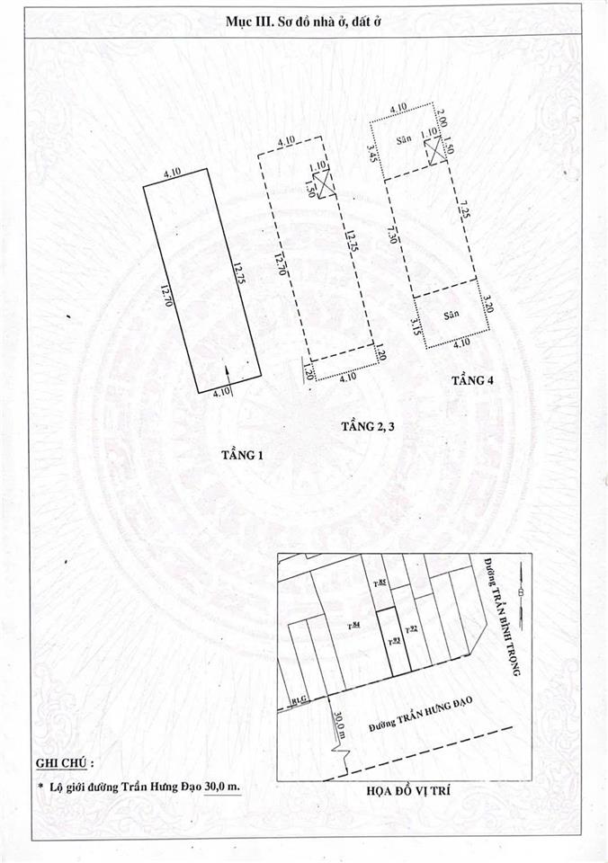 Chính chủ cần bán nhà trần hưng đạo quận 5 | 4 tầng | giá 26,5 tỷ
