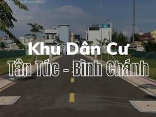 Nền thổ cư 90m2 mặt tiền hiếm kdc tân túc, ngay nguyễn hữu trí giá cực ngộp 3 tỷ, shr