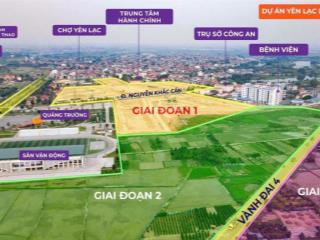 Ra hàng đất nền phân lô tại trung tâm quảng trường yên lạc vĩnh phúc cũ