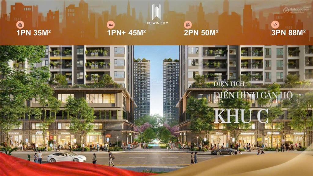 Giảm giá sâu chỉ còn 1ty500 đã sở hữu căn hộ cao cấp the win city
