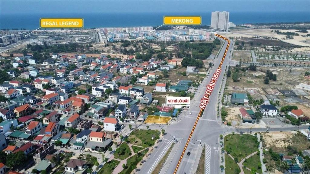 Bán lô đất 2 mặt tiền tổng diện tích 429,1m2. vị trí đắc địa thích hợp xây nhà hàng, khách sạn