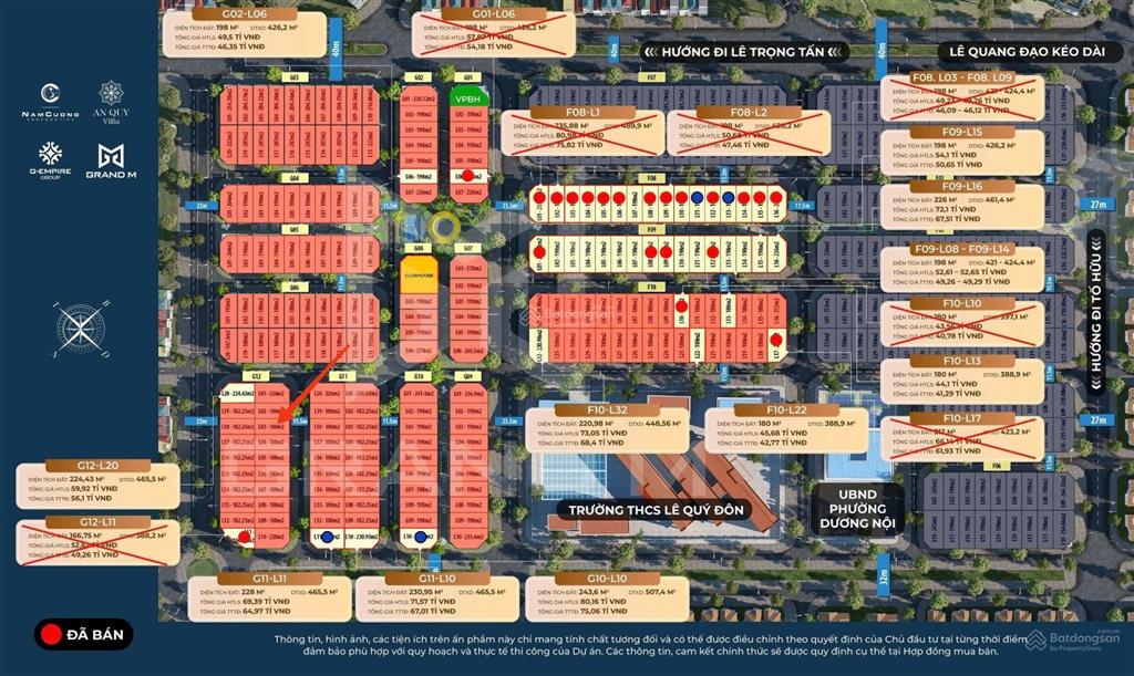 Bán biệt thự an quý villa, 4xtỷ, 180m2, giá ưu đãi tại dương nội, hà đông, hà nội