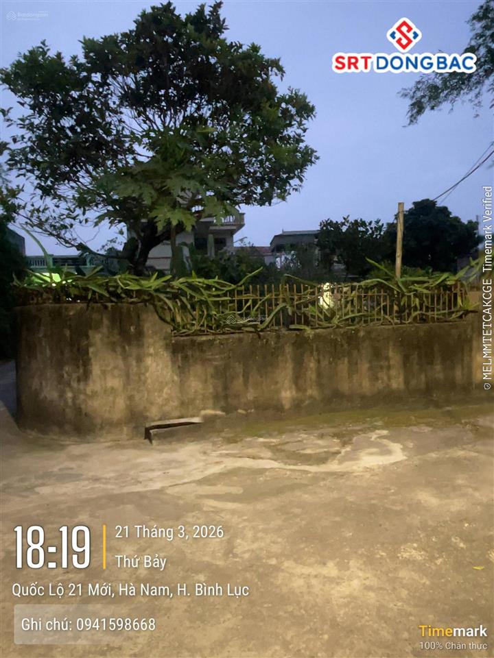 Bán đất tại phường thanh châu, hà nam, giá ưu đãi 1,6 tỷ, diện tích 80m2