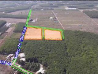Bán khu đất nền 2 mặt tiền trừ văn thố bàu bàng, phù hợp làm kho xưởng, kho bãi
