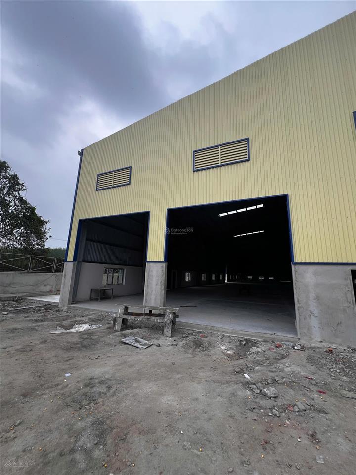 Cho thuê 4.000m² xưởng mới bàu bàng, bình dương pccc, cont 40ft, điện 400 kva