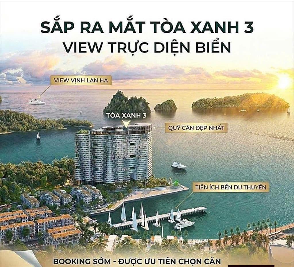 Chỉ từ 600 triệu sở hữu căn hộ biển cao cấp view biển 360 tại cát bà | dòng tiền cho thuê 25tr30tr
