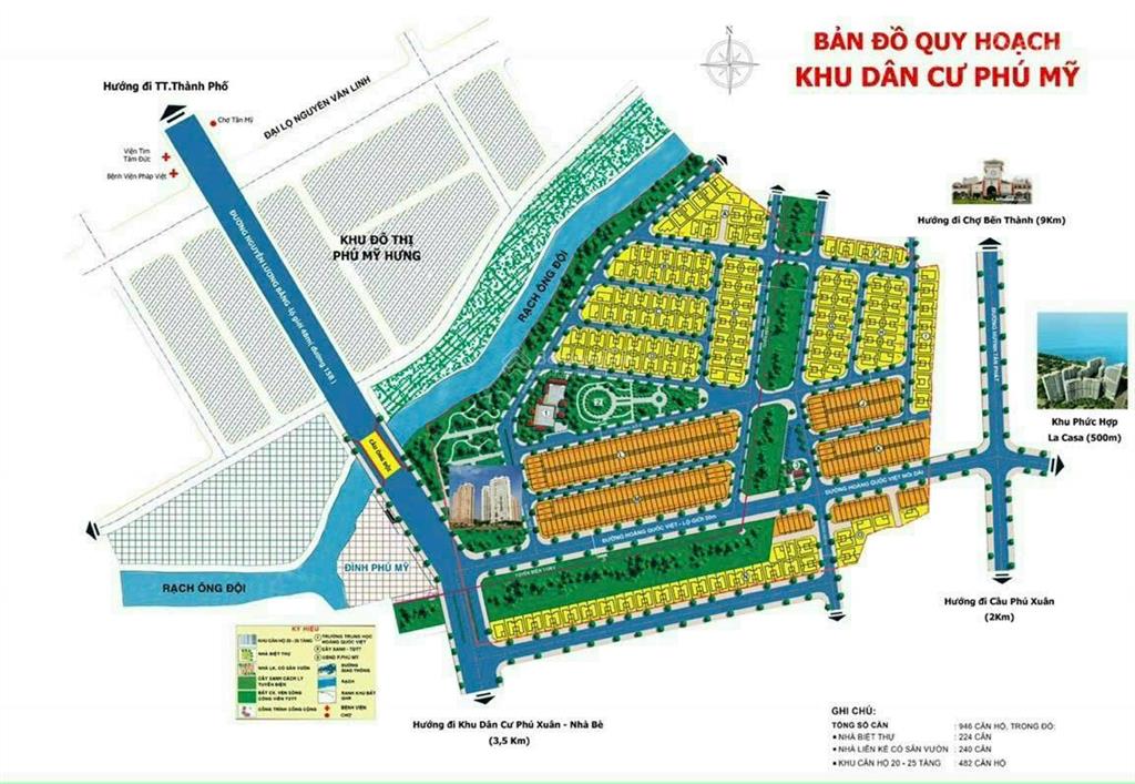 Nhà phố, biệt thự kdc phú mỹ vạn phát hưng, liền kề pmh q7, 6x21m, giá 19 tỷ,tl chính chủ