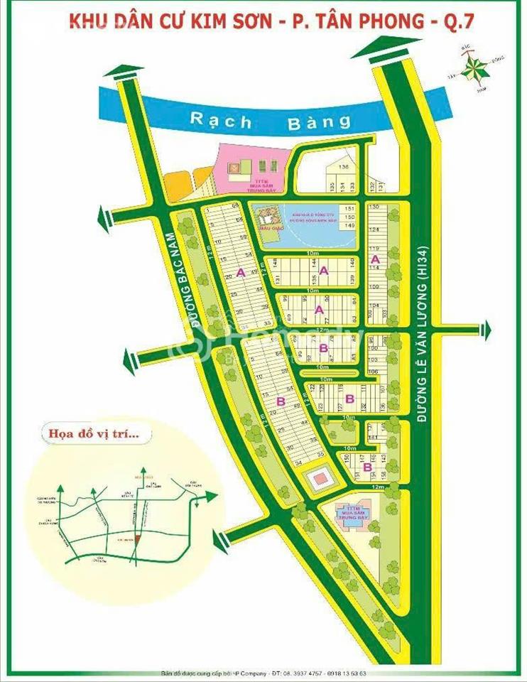 Chính chủ bán gấp cam kết rẻ nhất khu 24 tỷ đất biệt thự 10x20m, kdc kim sơn kế lotte mark, q.7
