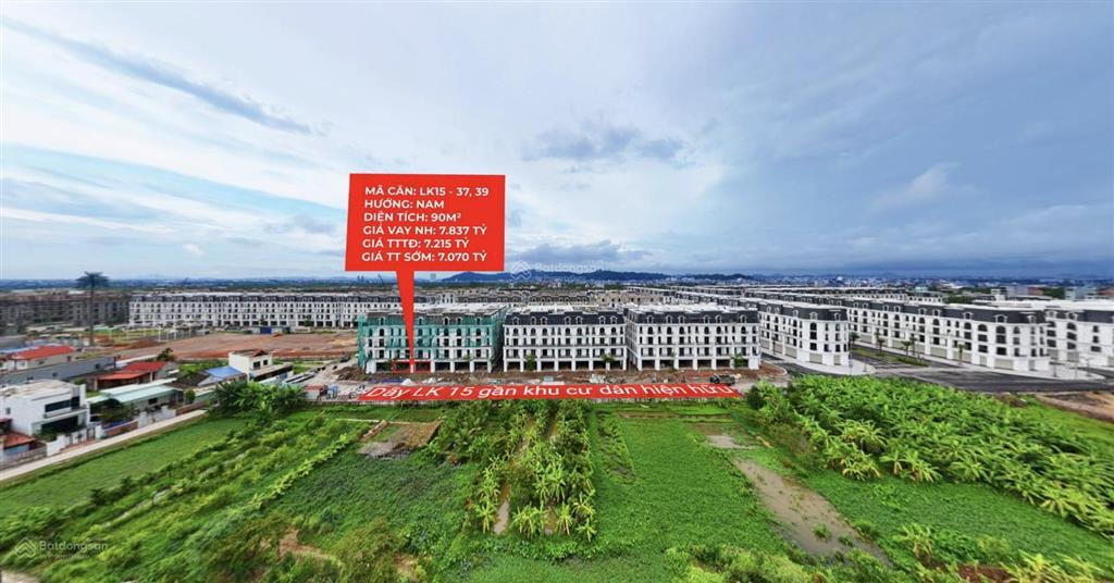 6,5 tỷ, căn giá hời giáp mặt đường lớn hoàng huy green river!