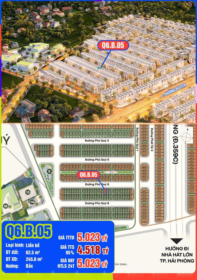 Giá hời dự án! nhà 4 tầng vlasta, trung tâm núi đèo, giá đất chỉ 40tr/m2