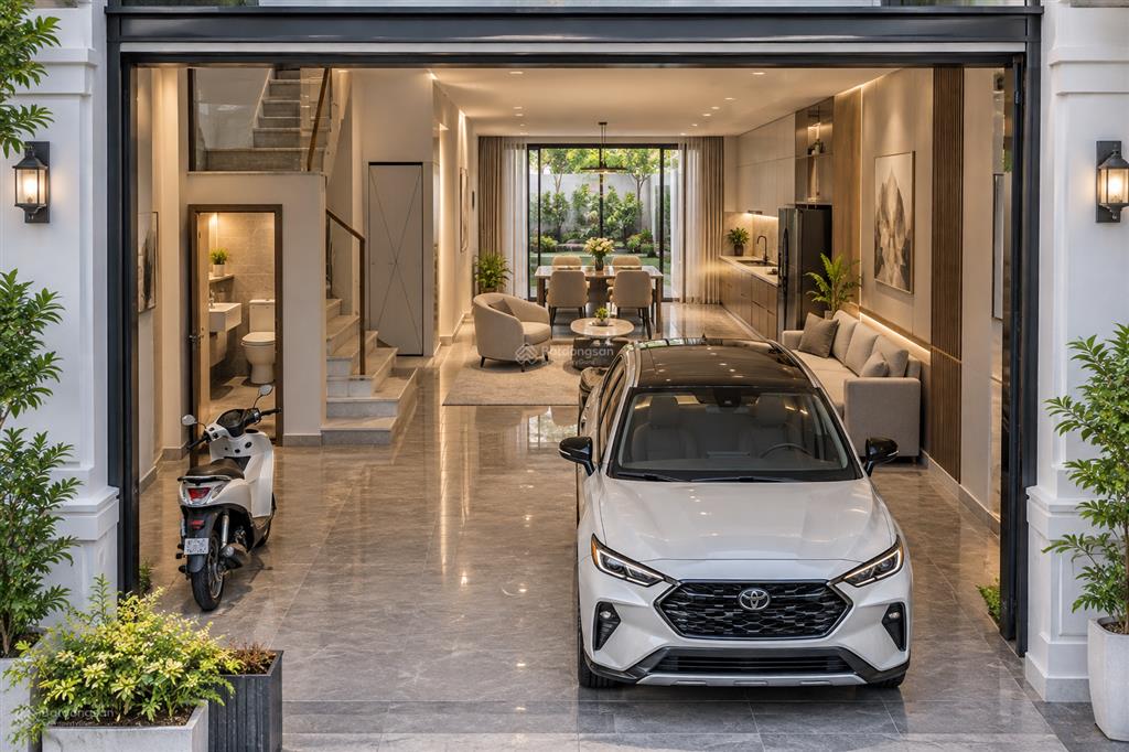 Chỉ ~6.43 tỷ sở hữu nhà 4 tầng gần 300m2 sàn, mặt tiền 6m cực hiếm + làm sổ ngay