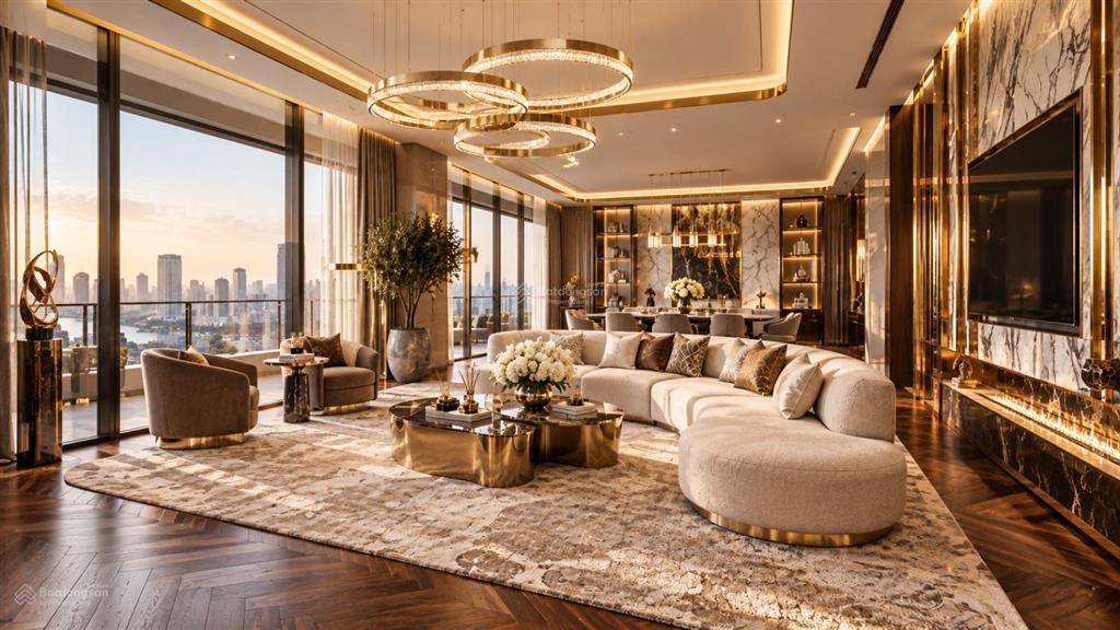 Tầm nhìn "đế vương"  căn 2pn lux 81.6m2 tầng 35  tận hưởng "dinh thự trên mây"  vốn 1.18 tỷ!