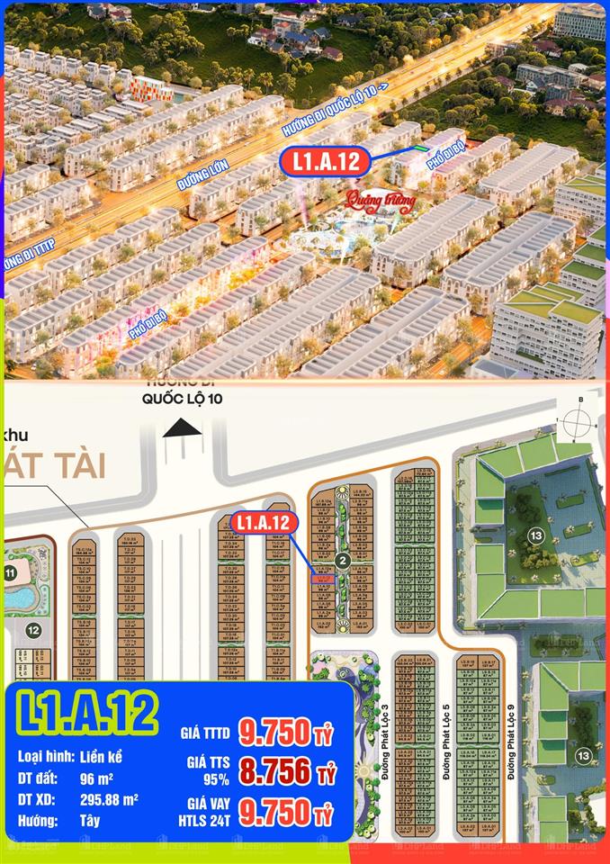 Chốt ngay shophouse mặt tiền thủy nguyên, mặt tiền 6m bề thế, sàn xây dựng gần 300m²