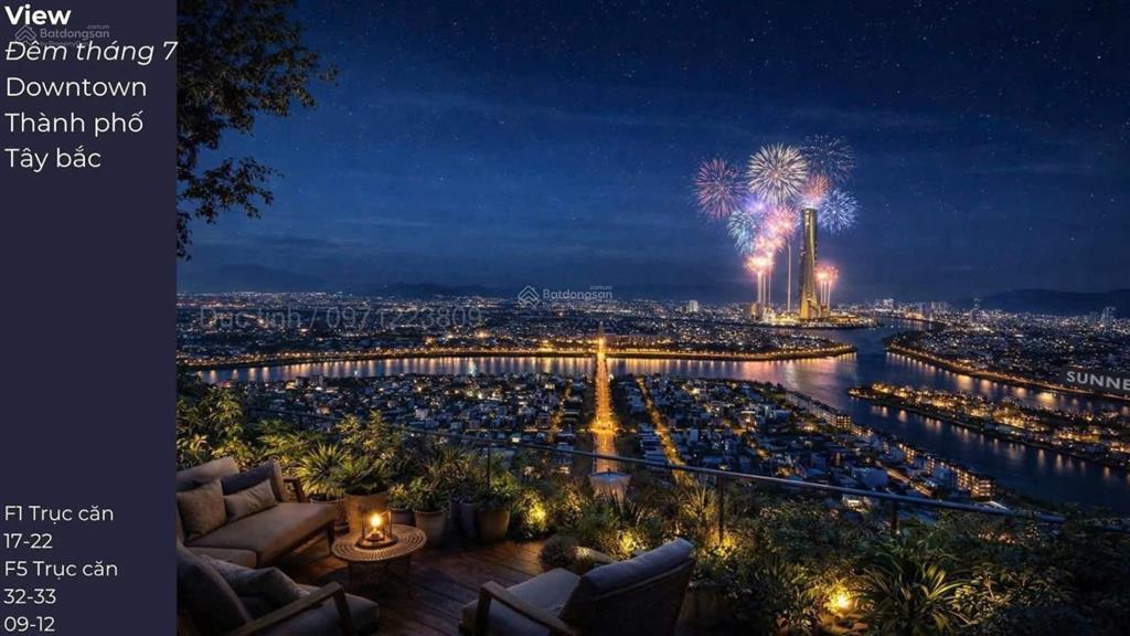 Căn hộ sun fours tower nam hoà xuân, đà nẵng với vốn tự có chỉ từ 600trđ