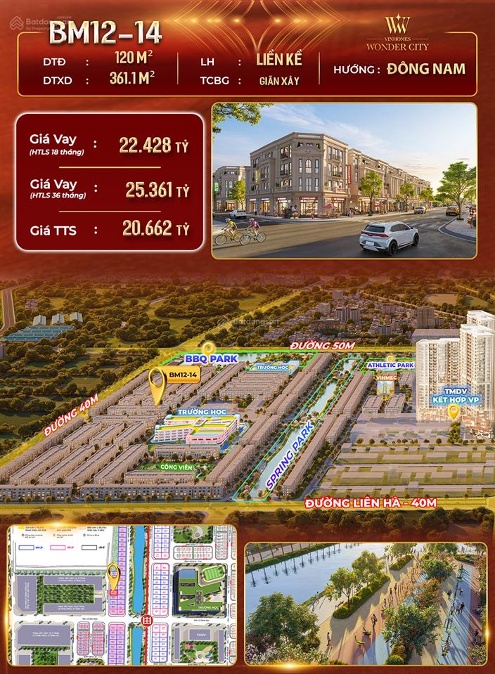 0833 938 *** hàng hiếm tại vinhomes wonder city, liền kề 120m2, hướng đn sát trường học, vốn 5,85 tỷ