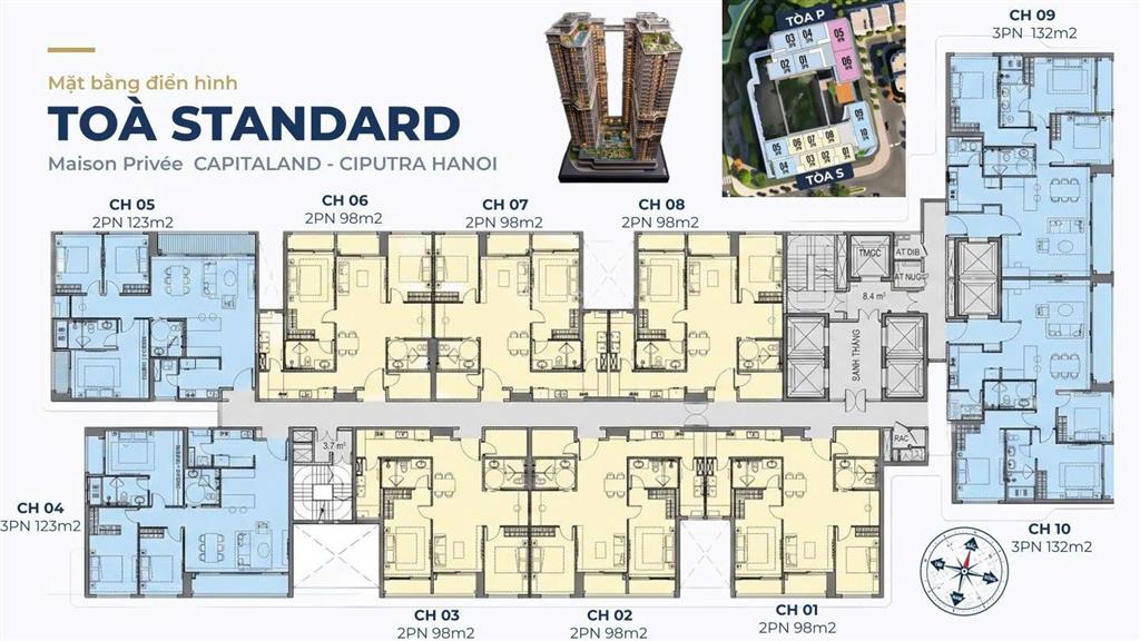 0833 938 *** biểu tượng sống thượng lưu tại tây hồ căn hộ 2pn+ maison privée |capitaland| 98m2