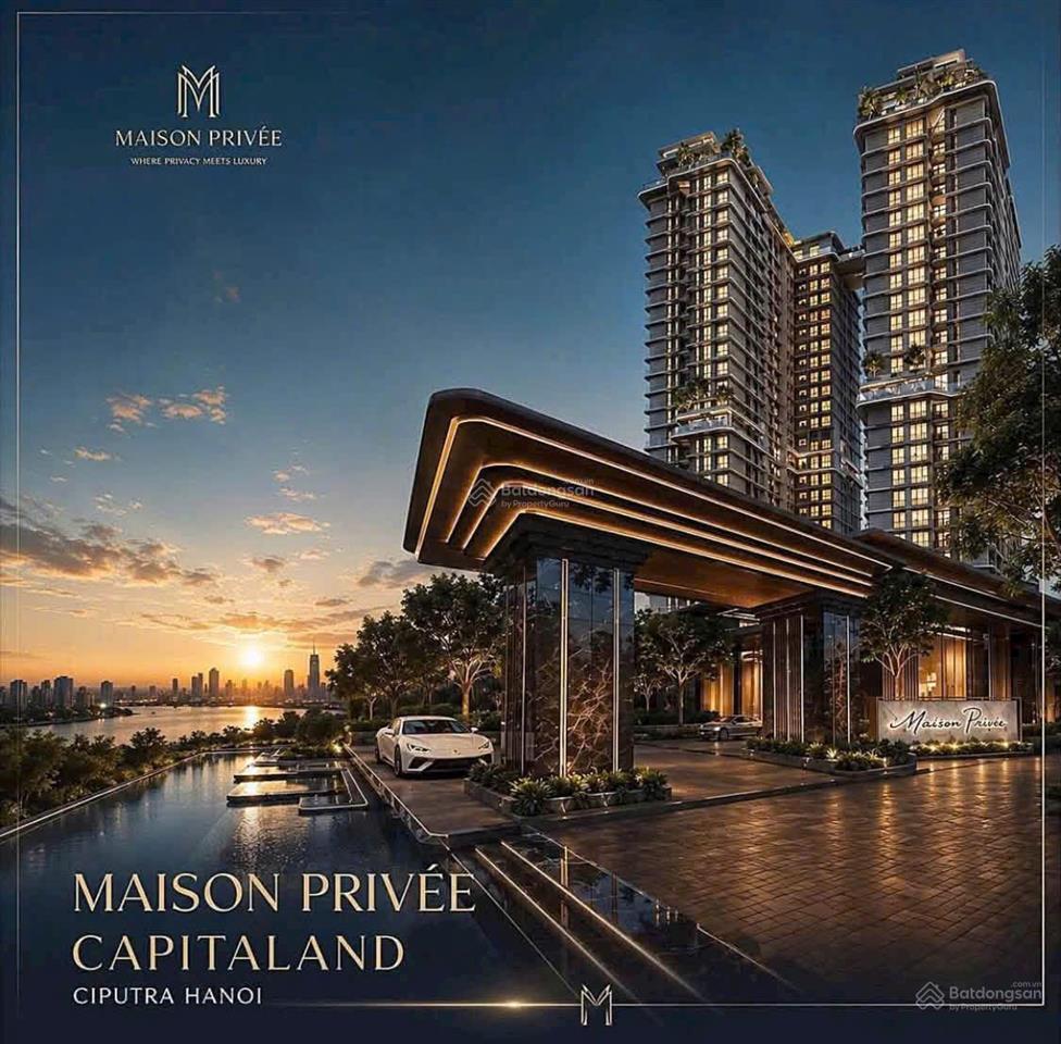 0833 938 *** biểu tượng sống thượng lưu tại tây hồ căn hộ 2pn+ maison privée |capitaland| 98m2