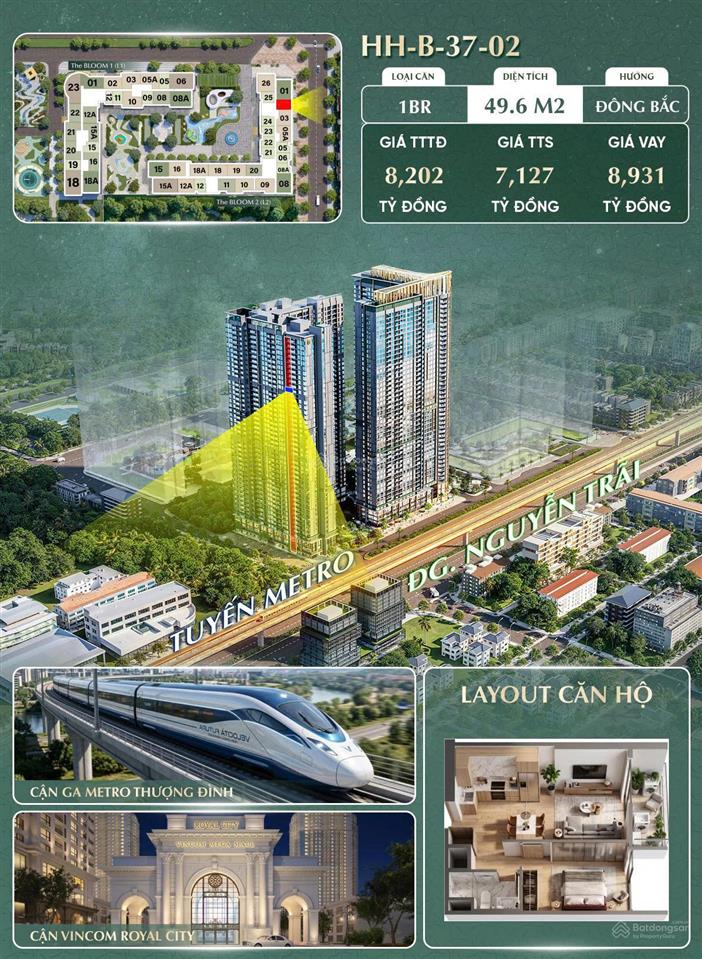 0833 938 *** nổi bật căn hộ 1pn, 1wc, 49,6m2 tại hanoi seasons garden, 7,04 tỷ