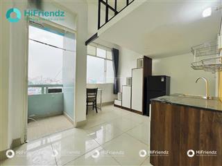 Duplex ban công view siêu đẹp dt 25m2