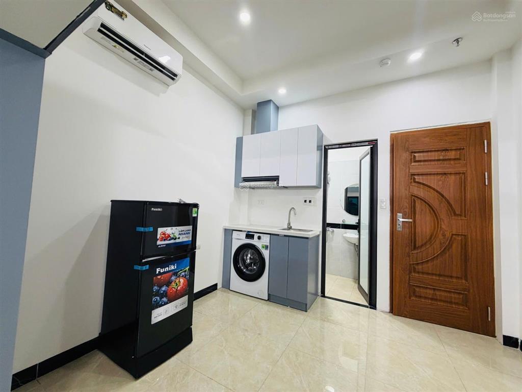 Khai trương ccmn 30m2 full đồ. có gác xép, ban công, máy giặt riêng tại nguyễn đức cảnh