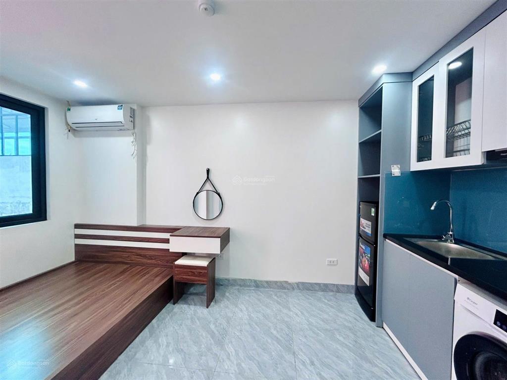 Khai trương ccmn 27m2 full đồ xịn sò, máy giặt riêng, ban công thoáng tại thái hà
