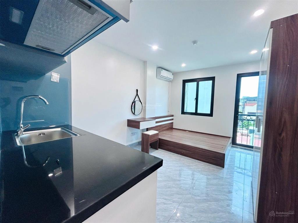 Khai trương ccmn 27m2 full đồ xịn sò, máy giặt riêng, ban công thoáng tại thái hà