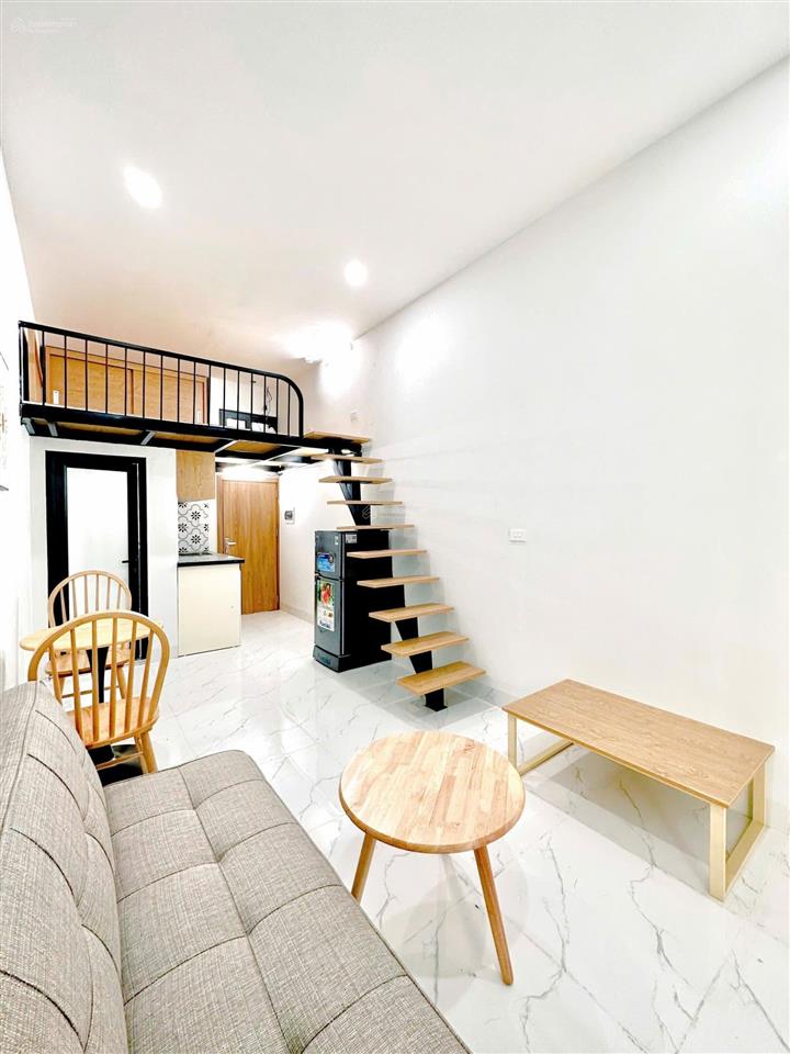Siêu phẩm ccmn 30m2 gác xép full đồ. máy giặt riêng, ban công tại giáp nhất