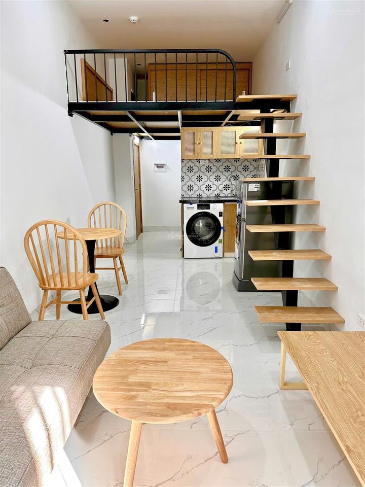 Siêu phẩm ccmn 30m2 gác xép full đồ. máy giặt riêng, ban công tại giáp nhất