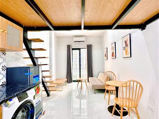 Siêu phẩm ccmn 30m2 gác xép full đồ. máy giặt riêng, ban công tại giáp nhất