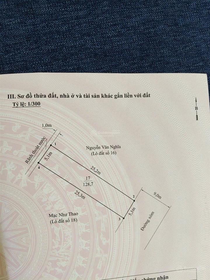 Chính chủ gửi bán  lô đấu giá vườn cam, kiến thụy đất đấu giá mà diện tích hơn 128m2, đường 9m
