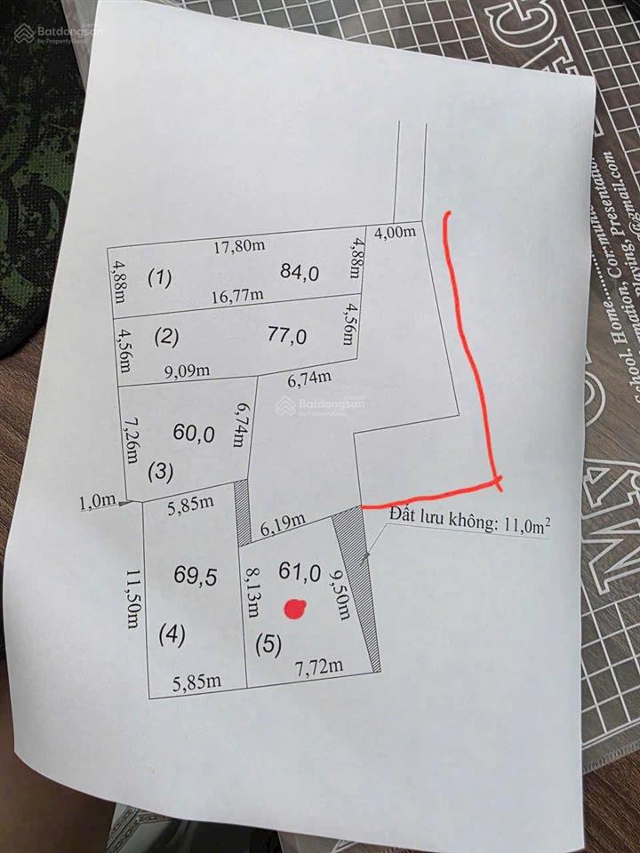 Chính chủ gửi bán lô đất 61m2 thổ cư | kiến minh, hải phòng