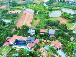 Sở hữu không gian sống xanh đất view hồ sinh thái hòa lạc  full thổ cư  2.x tỷ.