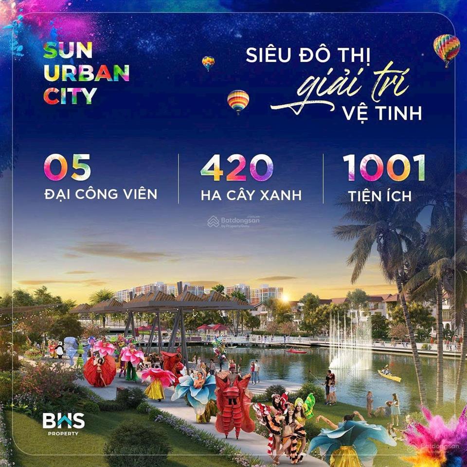 Chưa tới 500 triệu mua được ngay căn 2pn tại sun urban city, sử dụng tận 70m2
