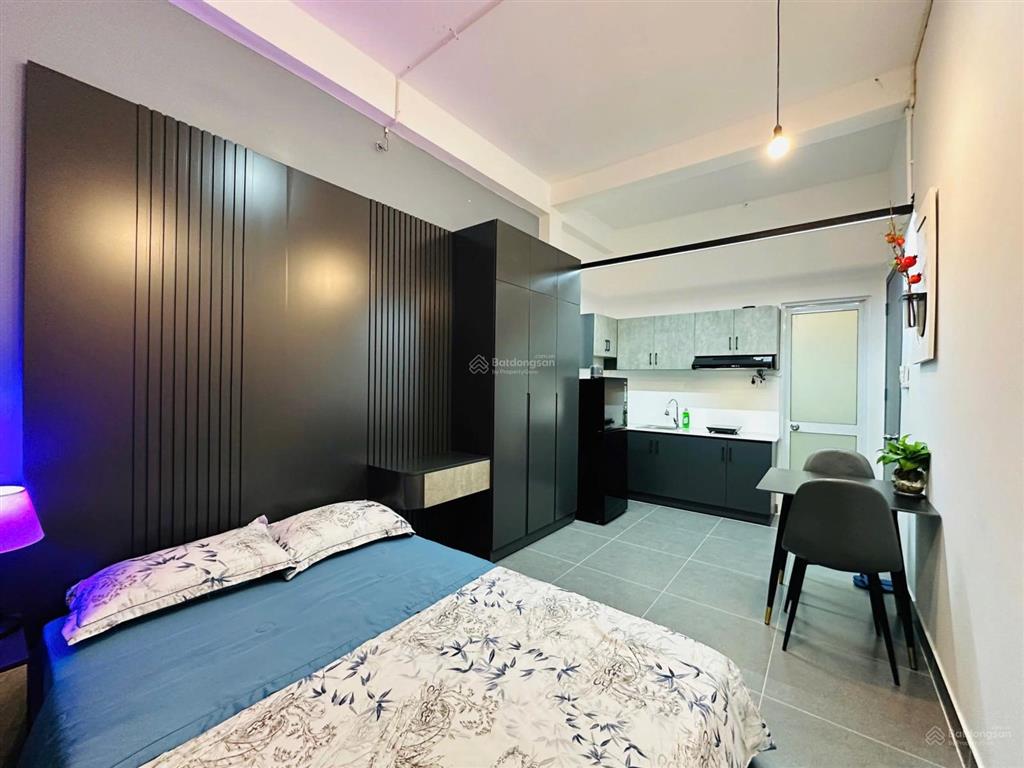 Căn hộ studio ban công | full nội thất | máy giặc riêng | etown cộng hoà