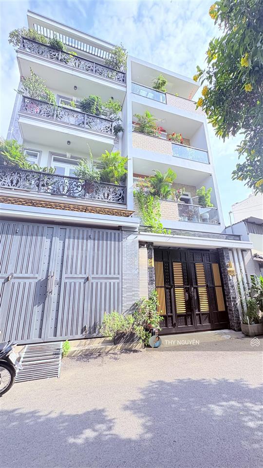 Nhà 4 tầng mới xây kiên cố  50m ra đường đặng văn bi  đường rộng 8m  73m2 ngang 5m