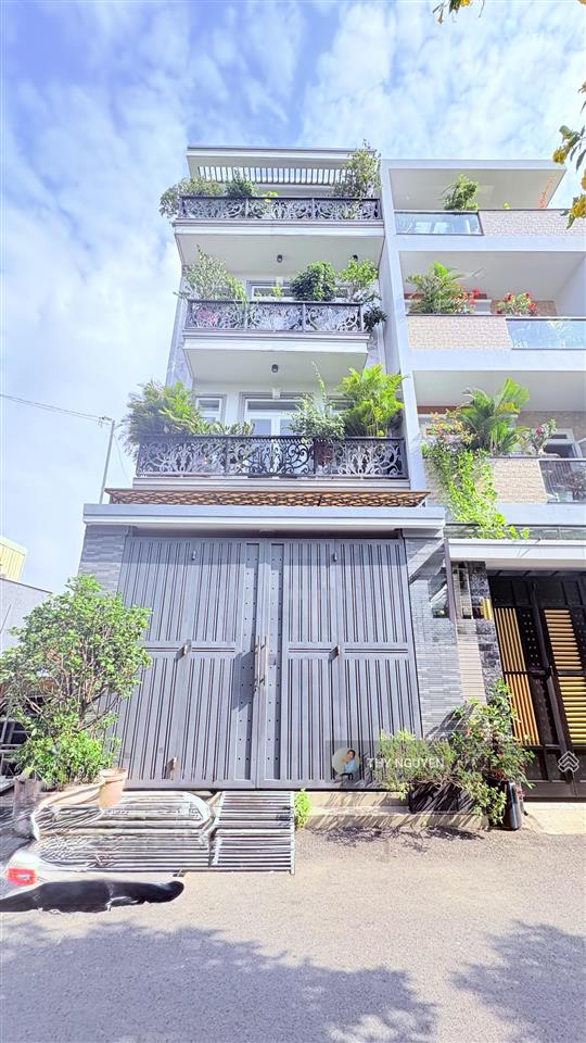 Nhà 4 tầng mới xây kiên cố  50m ra đường đặng văn bi  đường rộng 8m  73m2 ngang 5m