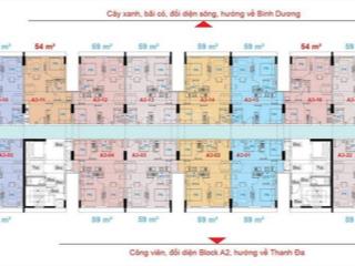 Bán căn hộ sunview town, 2pn1wc54m2 2tỷ3. căn 64m22pn2wc 2tỷ6