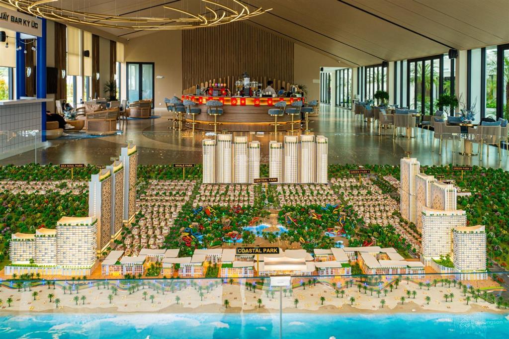 Bán lỗ 600tr căn 1 phòng ngủ view biển, công viên nước, ngắm quảng trường, pháo bông tầng trung