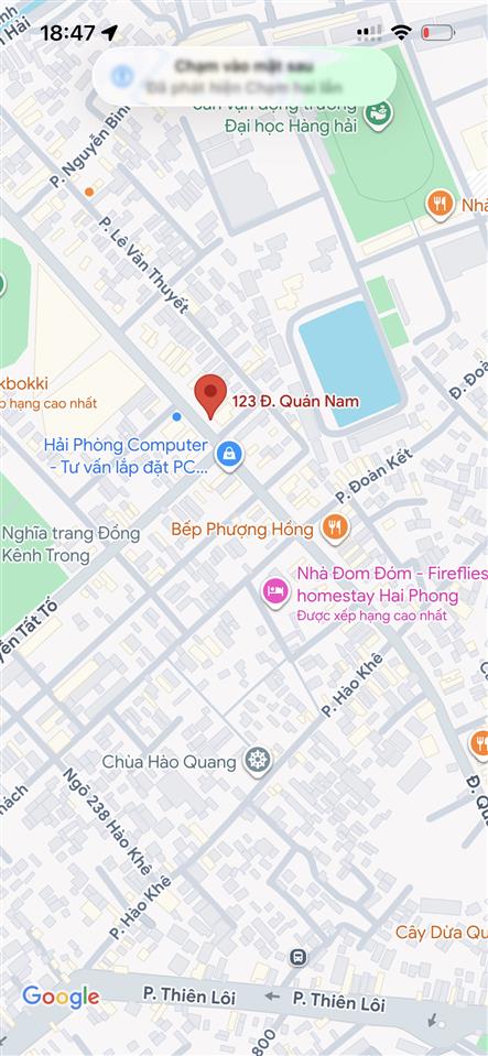 Bán nhà mặt đường quán nam hải phòng