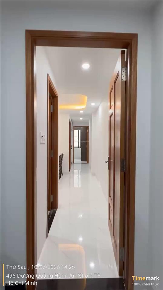 2pn, 1wc, 60m2 tại 496 dương quảng hàm, giá tốt 9,8 triệu vnd