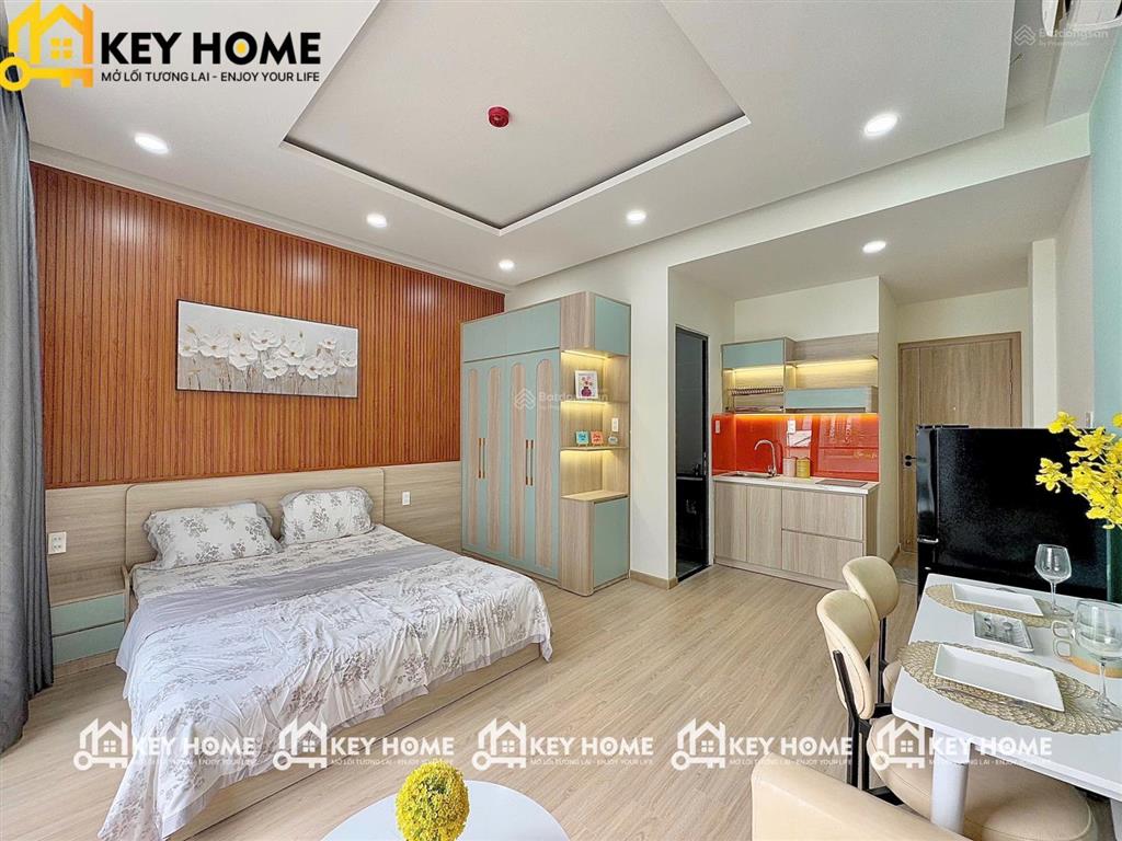 Studio ban công full nội thất rộng 30m² ngay trục đường quang trung