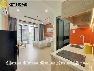 Studio ban công full nội thất rộng 30m² ngay trục đường quang trung