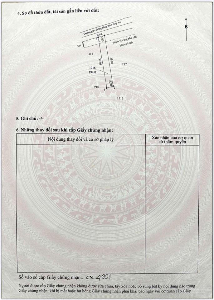 Bán đất 194m2, chính chủ giá 1,4 tỷ tại đồng tâm, long trạch, cần đước, long an