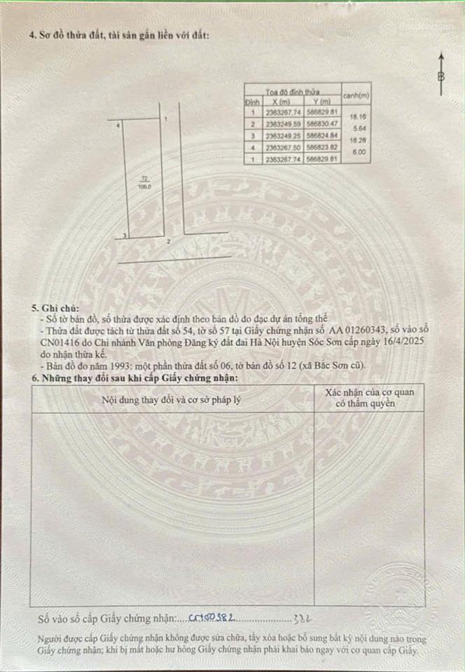 106m2 đất đô tân trung giã, sóc sơn | giá chỉ 9tr/m2 lô đẹp